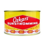 Kiszone śledzie surströmming firmy Oskars – 0,44 kg surstromming