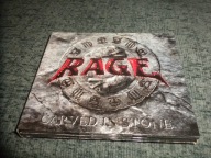 RAGE Carved In Stone 1ST. PRESS LtD. CD/DVD 2008 THRASH Picture Disc