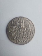 Trojak 1605 Kraków Zygmunt III Waza – późny typ