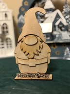 mikołaj do samodzielnego sklejenia malowania 16cm