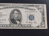 5$ USA 1953 niebieski
