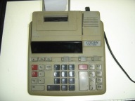 Stary kalkulator biurowy z drukarką Citizen CX-123A