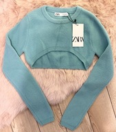Zara sweterek bolerko rozmiar M / 38 miętowy