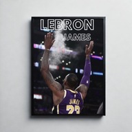 Plakat A3 LeBron James- koszykówka NBA, dekoracja, prezent, do pokoju