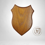 Deska pod poroże kozła, dąb, 16x11,5cm