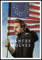 A2 PLAKAT FILMOWY KINO FILM TAŃCZĄCY Z WILKAMI, DANCES WITH WOLVES (1990)