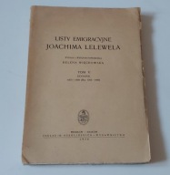 Listy Emigracyjne Joachima Lelewela tom V