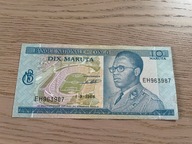 Kongo - 10 makuta - 1968 - rzadki