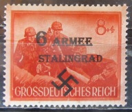 Ukraina stary znaczek z nadrukiem Armia Stalingrad (2/30