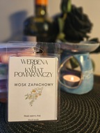 Wosk zapachowy do kominka, werbena i pomarańcza- handmade