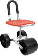 Krzesło Siedzisko Taboret Stołek Wózek Ogrodowy Regulowany Kółka F22624