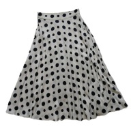 WINSER LONDON wiskozowa spódnica w grochy XS