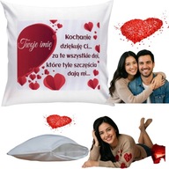 PODUSZKA PREZENT NA WALENTYNKI DLA NIEJ NIEGO DZIEWCZYNY CHŁOPAKA ŻONY MĘŻA
