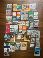 NAŁĘCZÓW , KAZIMIERZ DOLNY - ZESTAW ok. 40 szt. plany ,mapy,foldery