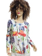 Christian Berg sweter bawełniany w kwiaty 40