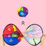 DART GRA NA RZEPY DLA DZIECI TARCZA 72CM LOTKI PIŁKI BEZPIECZNA