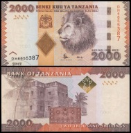 BNA - TANZANIA 2000 Szylingów 2015 DH 6655387 # P42b # VF+