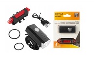 OŚWIETLENIE ROWEROWE ZESTAW PRZÓD TYŁ USB