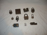 Oryginalne stare kłódki.