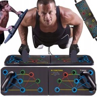 DESKA WIELOFUNKCYJNA UCHWYTY DO POMPEK ĆWICZEŃ KLATKI POMPKI PUSH UP 16w1