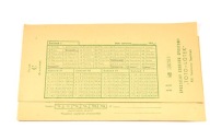 TOTO-LOTEK Oryginalny kupon (wersja 1) 1957-1959 :: UNIKAT KOLEKCJONERSKI