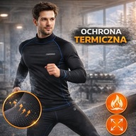 Komplet Termoaktywny Męski M – Bielizna Termiczna Koszulka + Spodnie Zimowe