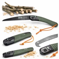 PIŁA SKŁADANA DO CIECIE DREWNA GAŁĘZI SURVIVAL MAŁA UNIWERSALNA OSTRA METAL