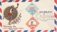 Olimpiada Rzym 1960 - FDC Filipiny