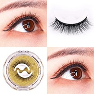 Rzęsy Sztuczne Rzęsy Na Pasku Czarne W Przenośnym Pudełku 2 pary