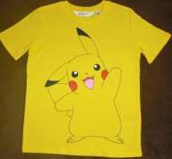 H&M t-shirt Pokemony r. 134/140_4 sztuki