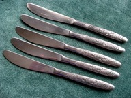 NOŻE wz. MYŚLIWSKI : DĘBY ~ŻOŁĘDZIE stal sygn. NIERŻ - Rosyjskie