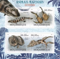 Mozambik 2012 ** cena 4,90 zł kat.12€ - arkusz, fauna