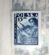 Fi 454 ** 1948r 5 rocz.powstania w getcie z klejem bez podlepki