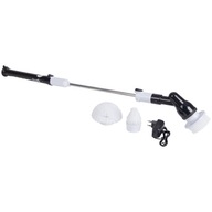 Bezprzewodowa szczotka CleanRite Turbo Scrubber 3 końcówki 110 cm