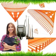 GRABIE DO LIŚCI TRAWY PLASTIKOWE TWORZYWO SZTUCZNE OGRODOWE BEZ TRZONU