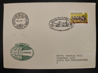 !! ZWIERZĘTA KONIE - WĘGRY ZN. CIĘTE 1984 - KOPERTA FDC - STAN BDB !!