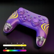Kontroler Pad Do Nintendo Switcha 2 Lite OLED PC Bezprzewodowy Fiolet RGB