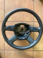 4F0419091AH SZARA SKÓRZANA KIEROWNICA AUDI A6 A8 Q7 MULTIFUNKCJA