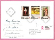Finlandia 1973, FDC 3zn. list polec.R-ka malarstwo