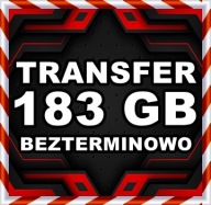 TRANSFER CHOMIKUJ 183 GB BEZTERMINOWO