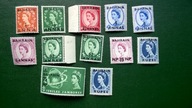 Bahrain ** 12 znaczków QEII kolonie angielskie brytyjskie