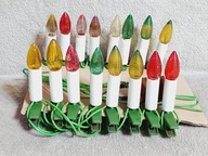 LAMPKI CHOINKOWE PRL VINTAGE POLAM