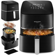 FRYTKOWNICA BEZTŁUSZCZOWA AIR FRYER FRYTOWNICA AIRFRYER DUŻA 8L DO KUCHNI