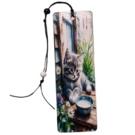 Zakładka do książki kot aukcja charytatywna