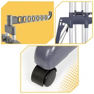 SUSZARKA NA PRANIE ubrania odzież bieliznę PIONOWA DUŻA XXL metalowa CZARNA