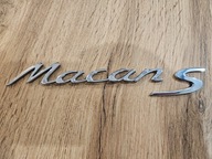 Emblemat logo napis tył PORSCHE MACAN S LIFT ORYGINAŁ