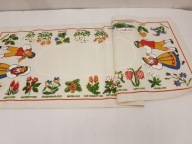 BIEŻNIK SERWETKA LNIANY,LEN SKANDYNAWSKI STILDUKAR