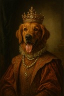 Królewski Portret Twojego Pupila – Cyfrowy Plik