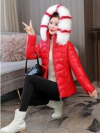 Kurtka puchowa z misiem i z kapturem, nowa XL/XXL, nowa z metką