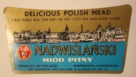 ETYKIETA - NADWIŚLAŃSKI MIÓD PITNY, WARSOWIN - WARSZAWA